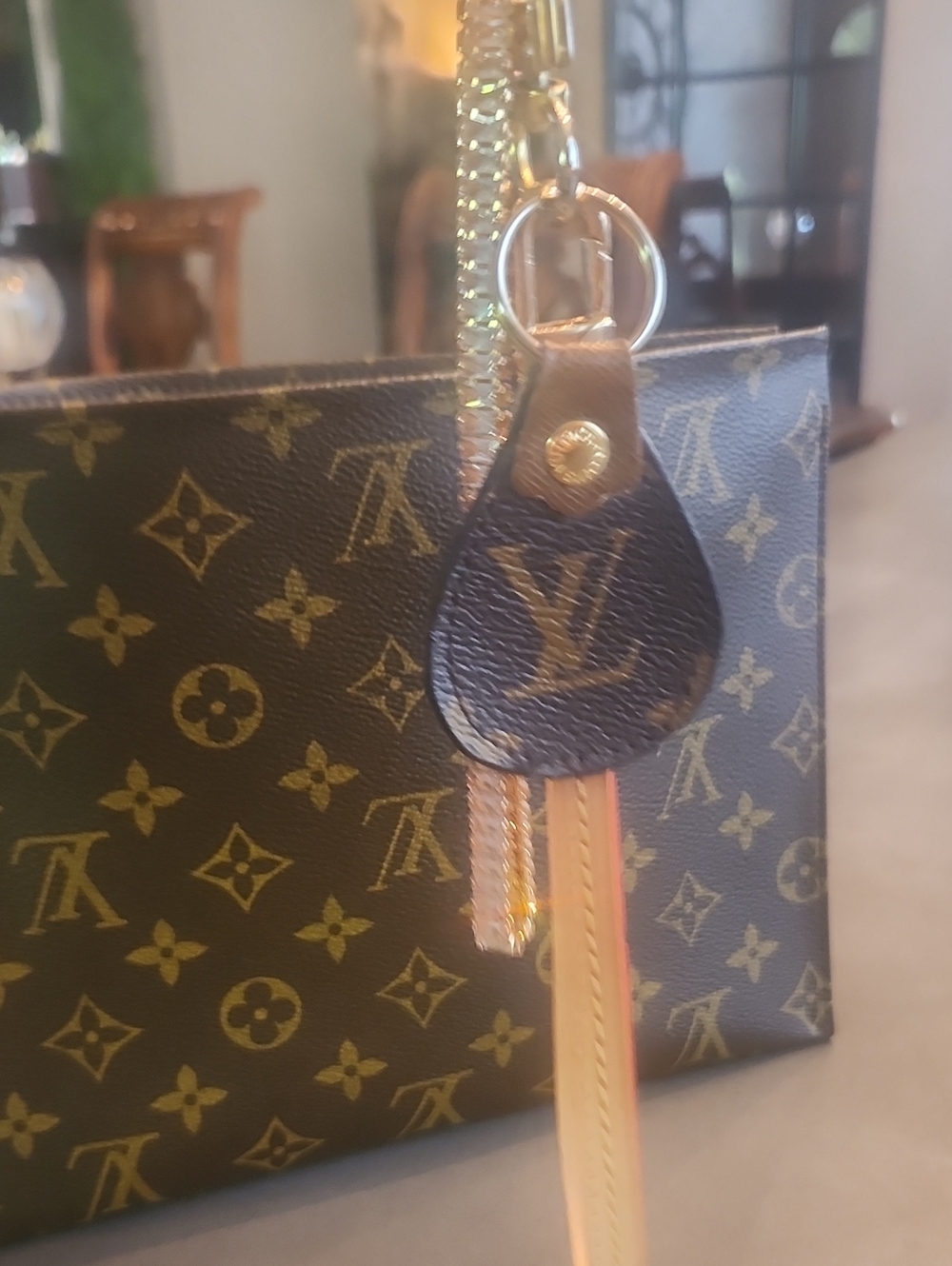 RARE- Louis Vuitton Vintage Keychain AUTHENTIC - Picture 6 of 6